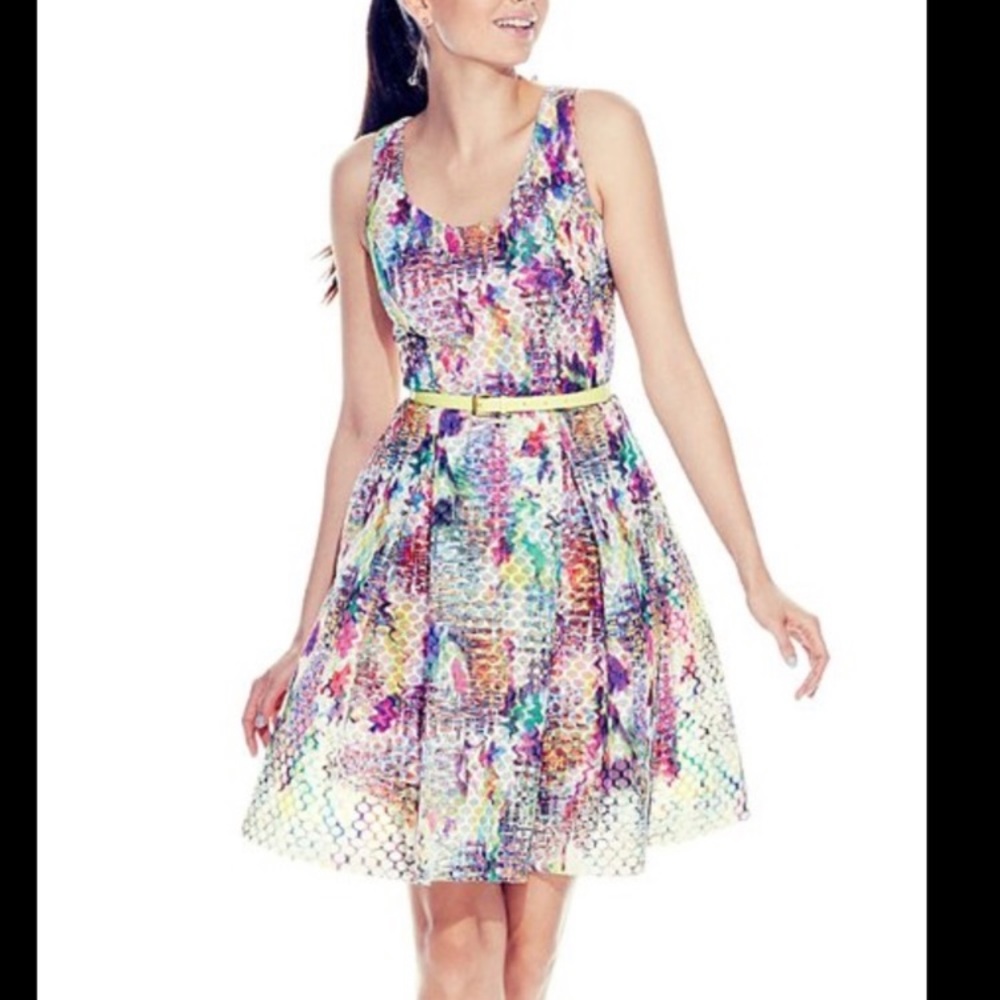 New York & Company Watercolor Dress